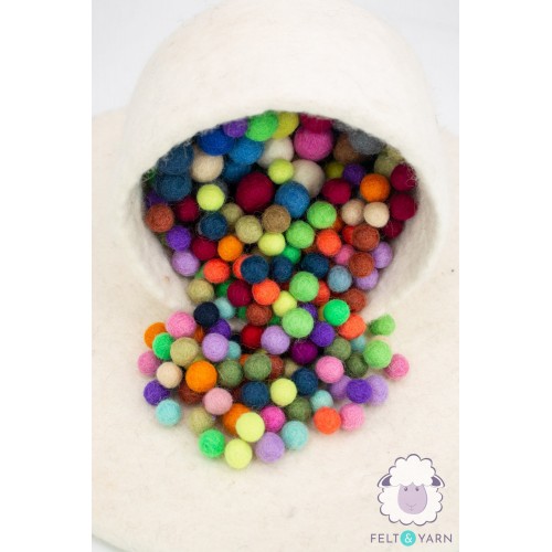 1cm Felt Balls | Wholesale Felt Balls