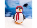 8-9cm Multicolor Scarfed Felt Penguins