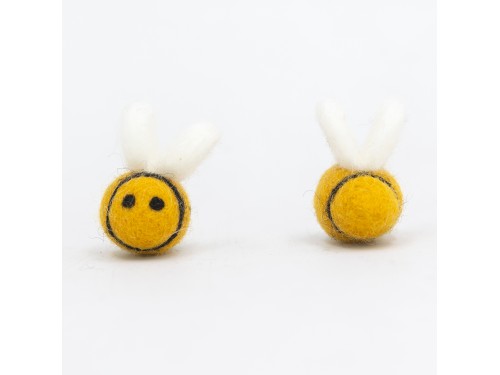 3cm Mini Cute Felt Bees