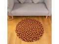 Multicolor Round Felt Ball Rug