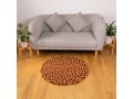 Multicolor Round Felt Ball Rug