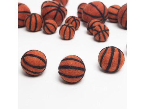 3cm, 4cm, 6cm Felt Basketball