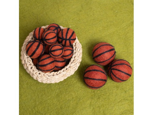 3cm, 4cm, 6cm Felt Basketball