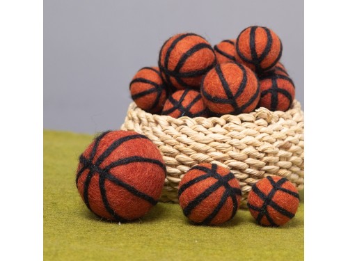 3cm, 4cm, 6cm Felt Basketball