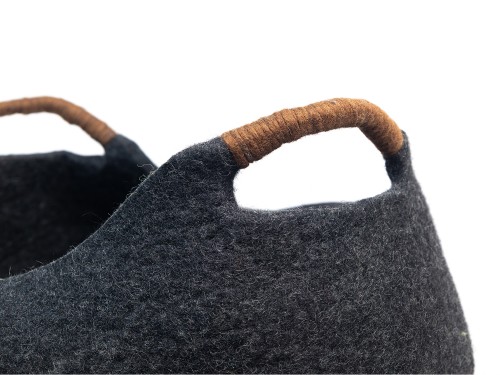 Wool Felt Basket Design Cat House