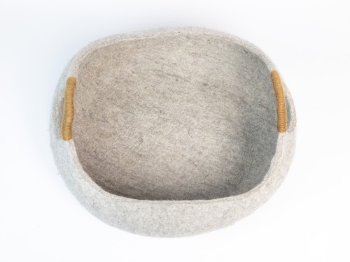 Wool Felt Basket Design Cat House