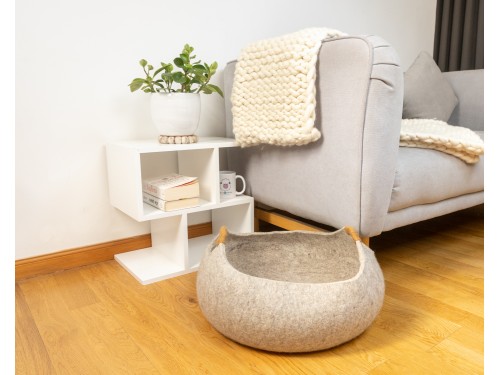 Wool Felt Basket Design Cat House