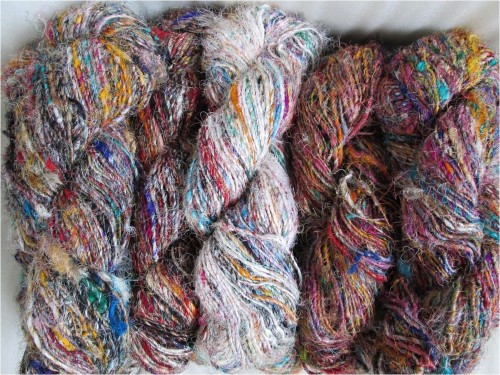 Finest Recycled Silk Yarn