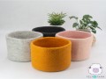 Solid Color Wool Felt Basket