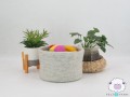 Solid Color Wool Felt Basket