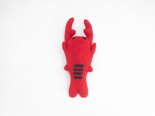 Felt Lobster Pet Toy