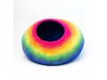 Rainbow Design Felt Cat House