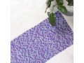 Handcrafted Purplish Mosaic Felt Ball Rug