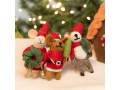 Felt Christmas Mice Ornaments
