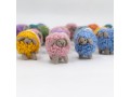 Tiny Wool Felted Sheep Ornament
