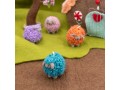 Tiny Wool Felted Sheep Ornament