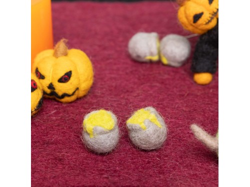3cm Mini Felt Witch's Cauldron