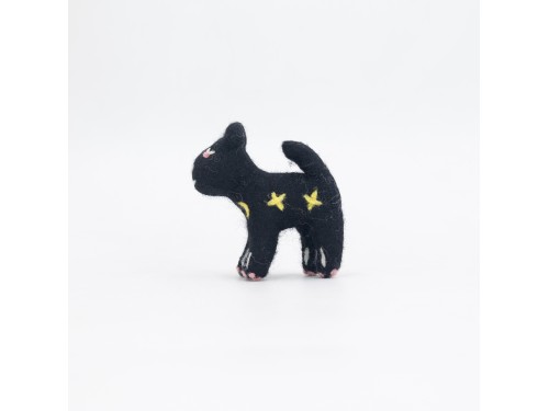 8cm Halloween Felt Star Cat