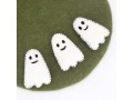 9x5cm Stitched Felt White Ghost