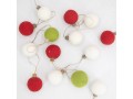 Felt String Lights for Christmas Tree Decor - Felt and Yarn