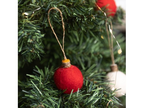 Handmade Wool Felt Christmas Lights