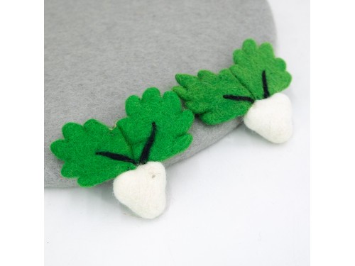 Handcrafted Felt Veggie Ornament