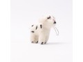 Wool Felt Dalmatian Dog Ornament