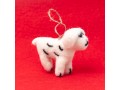 Wool Felt Dalmatian Dog Ornament
