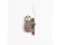 Handmade Felt Sloth Ornament