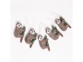 Handmade Felt Sloth Ornament