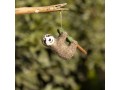 Handmade Felt Sloth Ornament