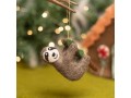 Handmade Felt Sloth Ornament