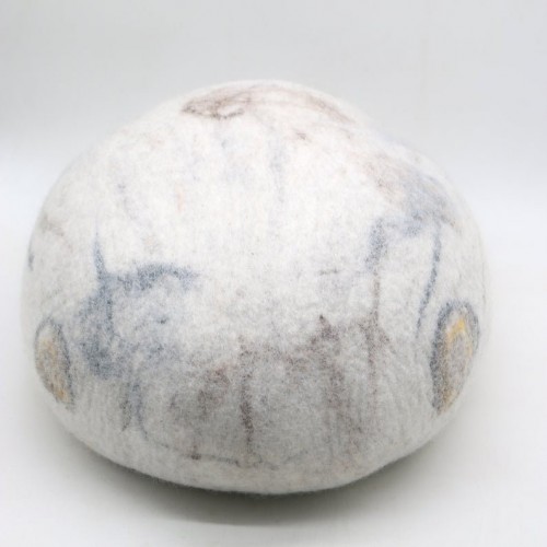 Marble Design Felt Cat House