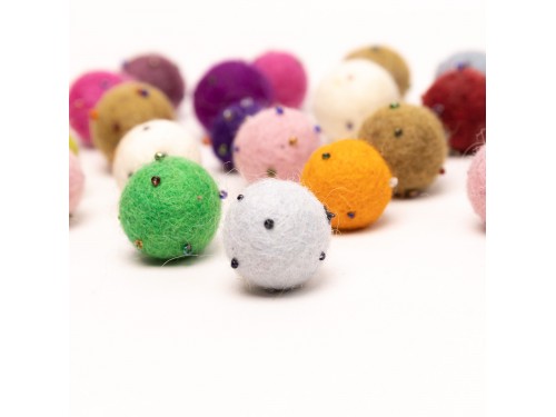 2cm Felt Bead Balls | Wholesale Felt Bead Balls