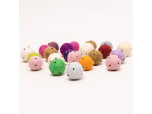 2cm Felt Bead Balls | Wholesale Felt Bead Balls