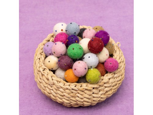 2cm Felt Bead Balls | Wholesale Felt Bead Balls