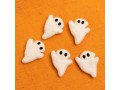 7cm White Felt Halloween Ghost