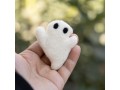 7cm White Felt Halloween Ghost