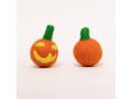 3cm Handcrafted Felt Jack-O'-Lantern Pumpkin