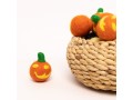 3cm Handcrafted Felt Jack-O'-Lantern Pumpkin