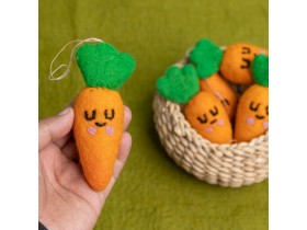 Wool Felt Carrot for Easter Decorations