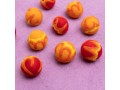 3cm Wool Felt Fireball