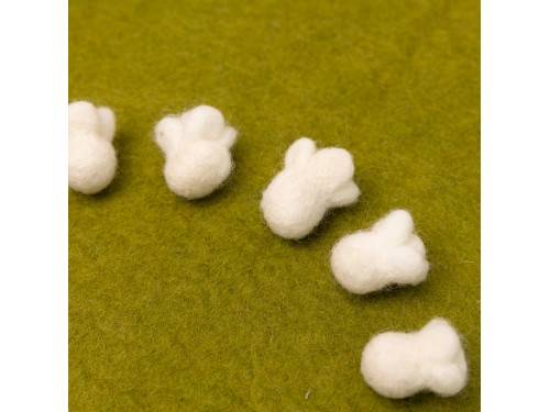Handmade Wool Felt Popcorns