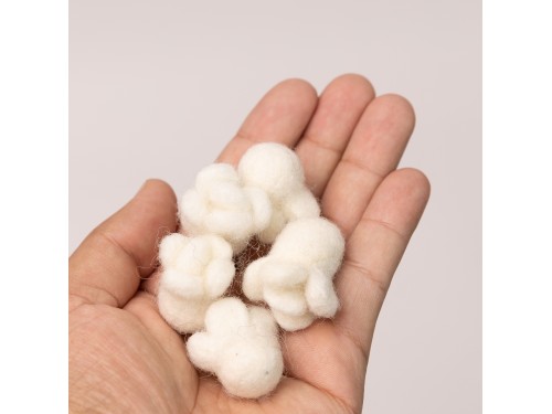 Handmade Wool Felt Popcorns