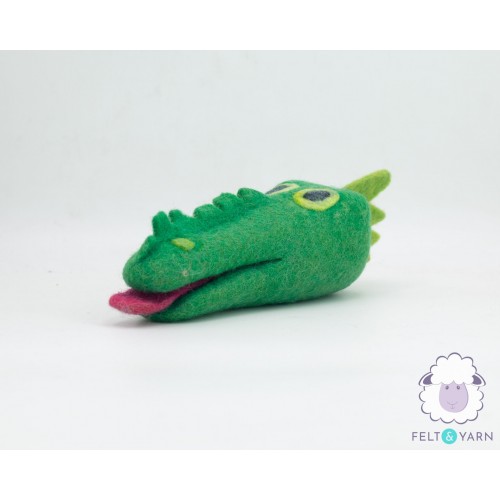 25cm Wool Alligator Head Toy