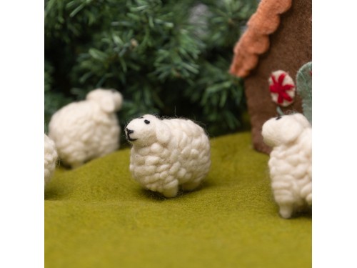 Handmade Wool Felted Sheep