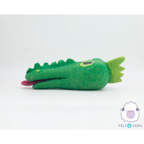25cm Wool Alligator Head Toy