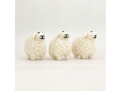 Handmade Wool Felted Sheep