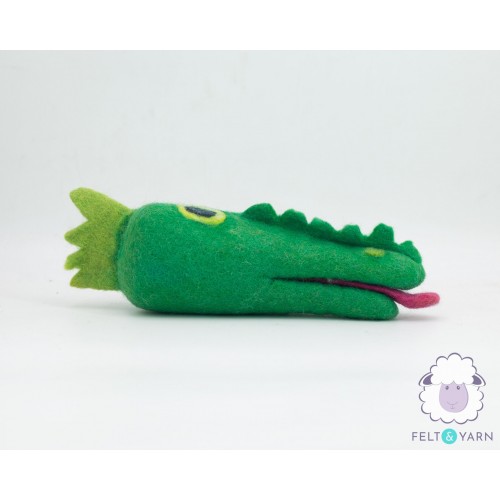 25cm Wool Alligator Head Toy