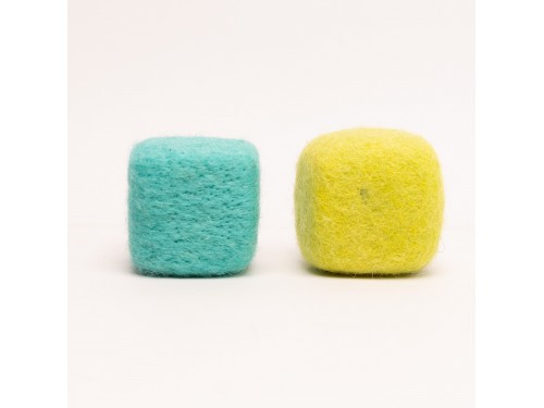 Handcrafted Wool Felt Cube